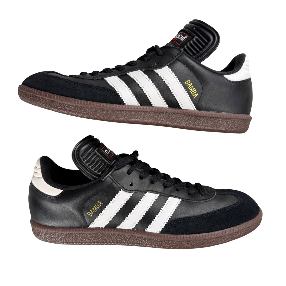 Adidas Samba Classic Black White Gum Sole Soccer Shoes 034563 Mens 9
